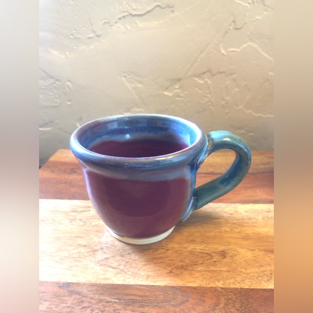 Handmade pottery mug